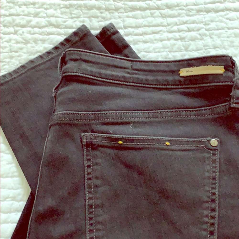 Anthropologie Black Denim